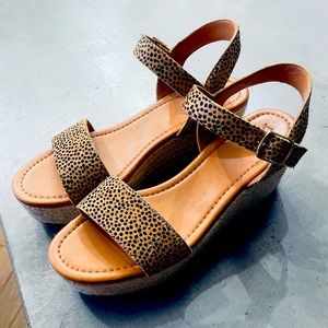 J. Crew Factory platform sandals